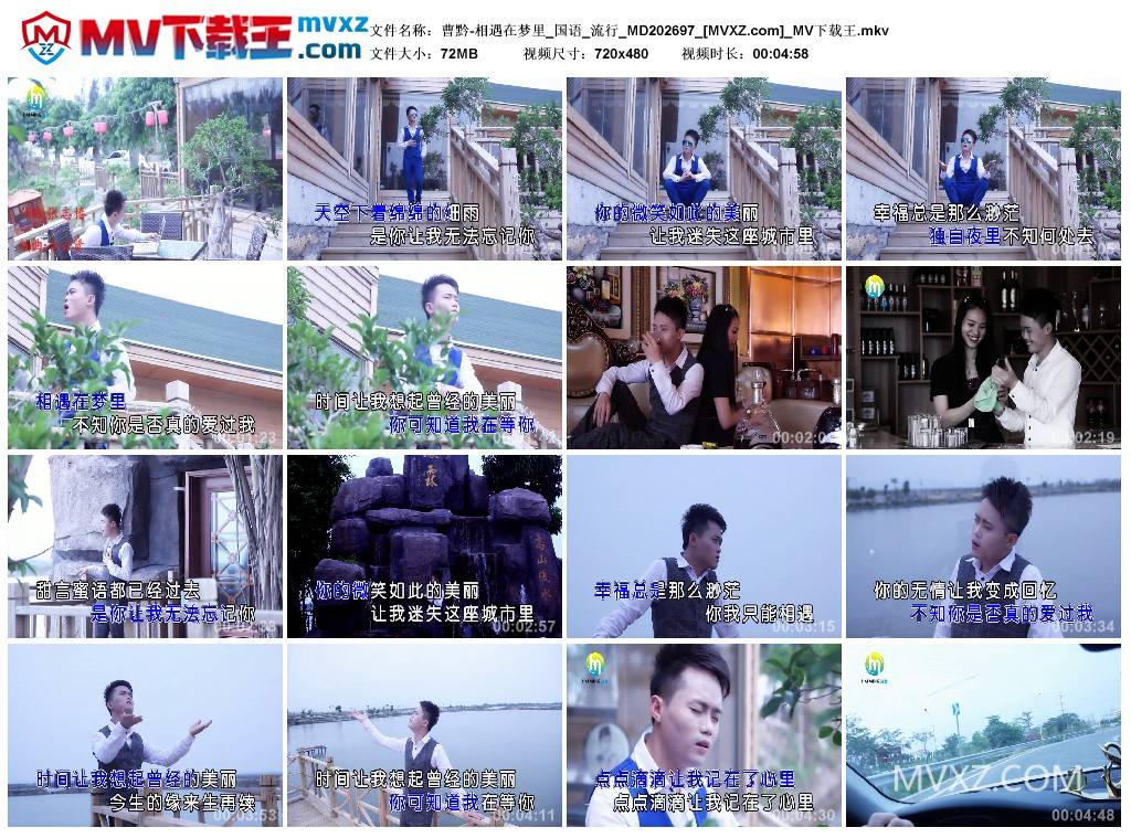 曹黔-相遇在梦里_国语_流行_MD202697